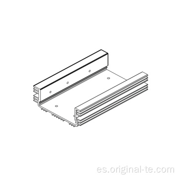 nuevo radiador de extrusión de aluminio